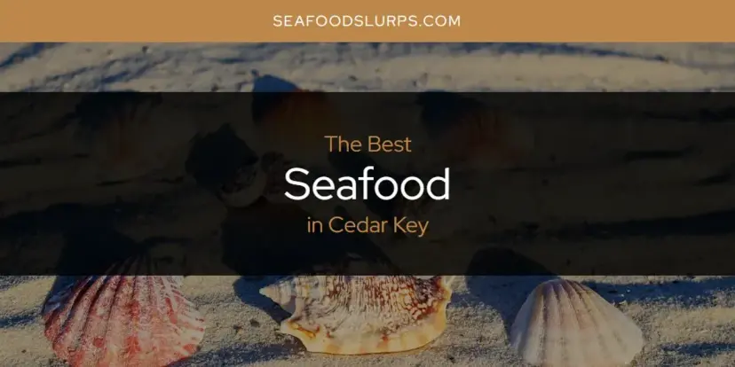 The Absolute Best Seafood in Cedar Key  [Updated 2024]